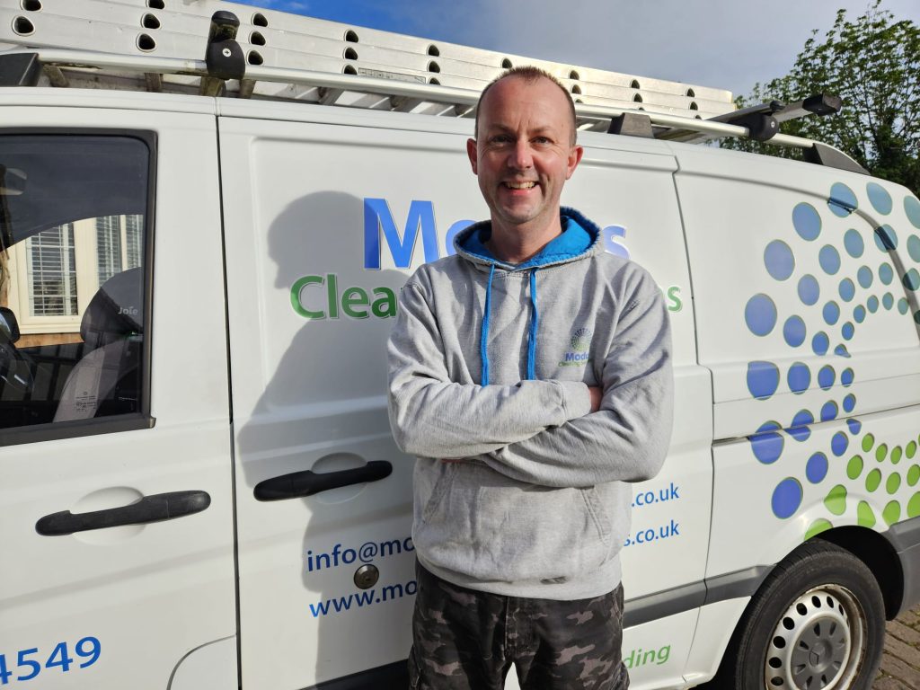 Steven owner of Modus render cleaning