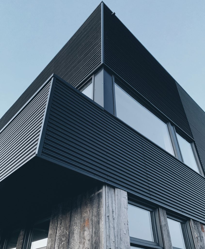 image of black cladding
